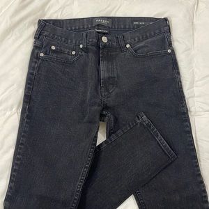 Pacsun Comfort Stretch Black Straight Leg Jean